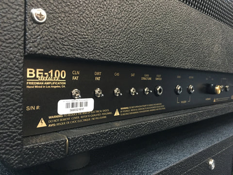 Friedman BE Deluxe Head and 2X12 EXT Cab 2021