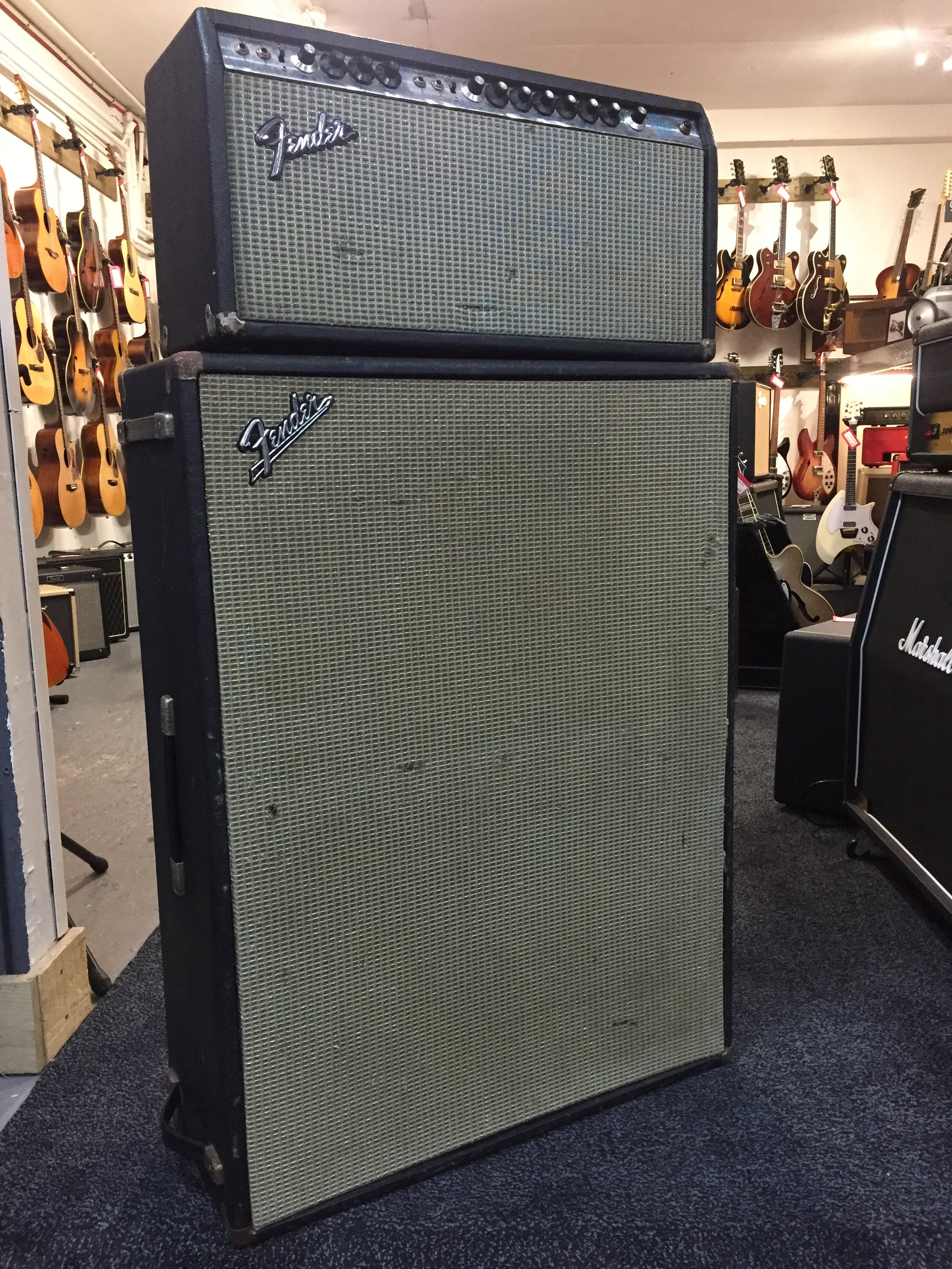 Fender Dual Showman Reverb Head and 2x12 Fender Cabinet 1976 
