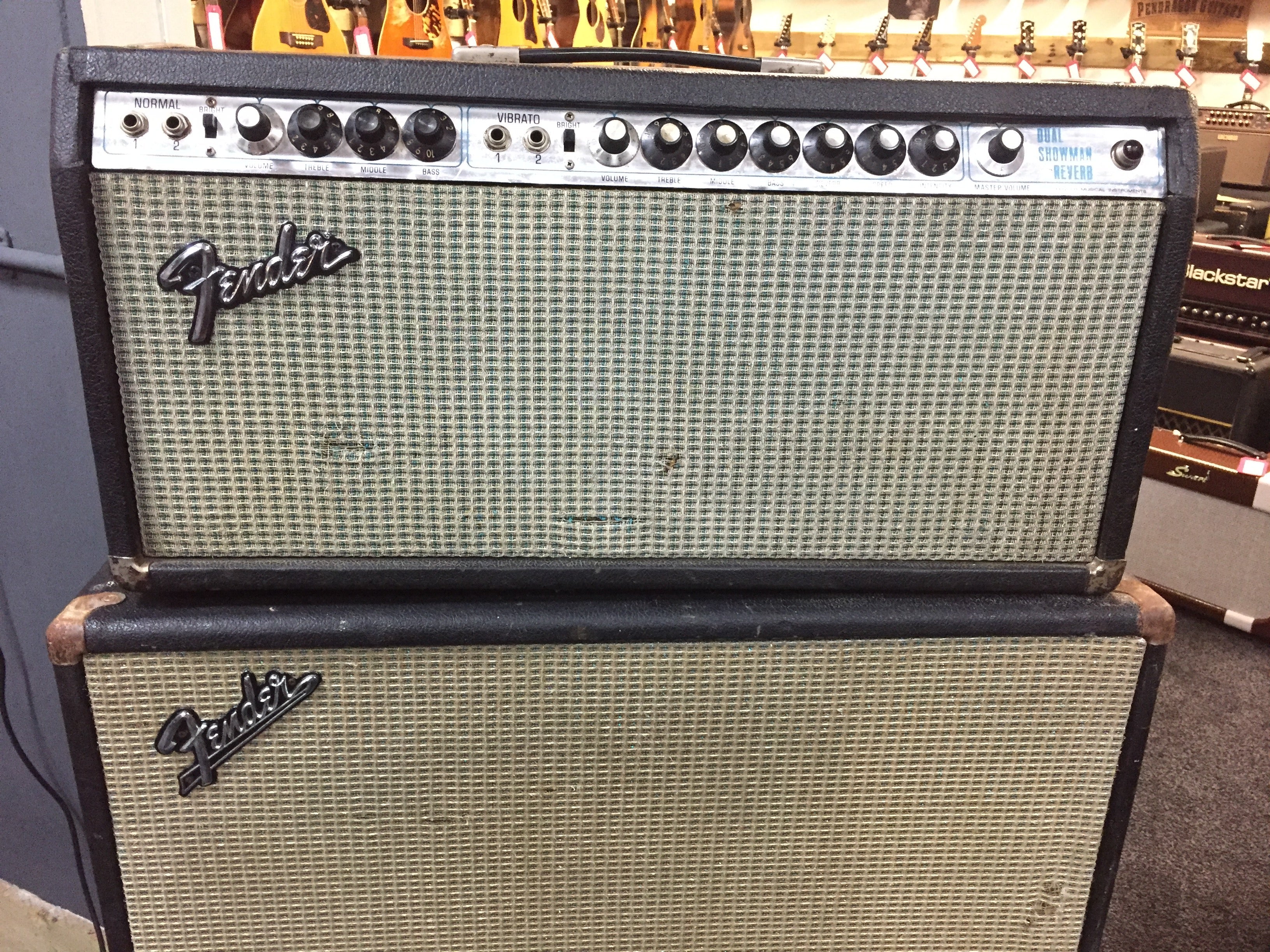 Fender Dual Showman Reverb Head and 2x12 Fender Cabinet 1976 – MotoMusic