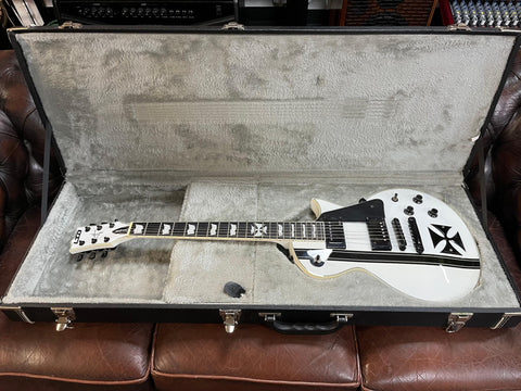 ESP LTD Iron Cross Sow White With ESP Case 2015