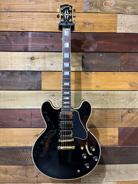Gibson ES-355"Black Beauty" Limited Edition Memphis Factory 2017 MINT!