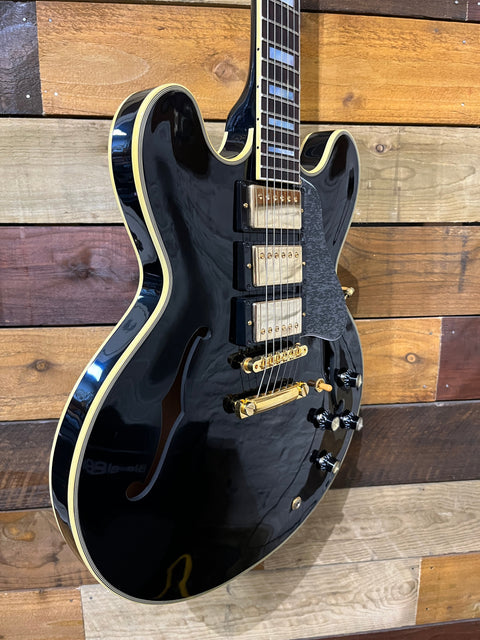 Gibson ES-355"Black Beauty" Limited Edition Memphis Factory 2017 MINT!