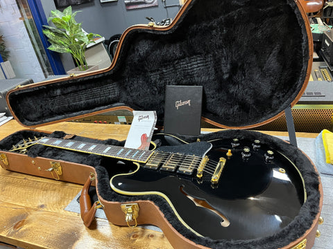 Gibson ES-355"Black Beauty" Limited Edition Memphis Factory 2017 MINT!