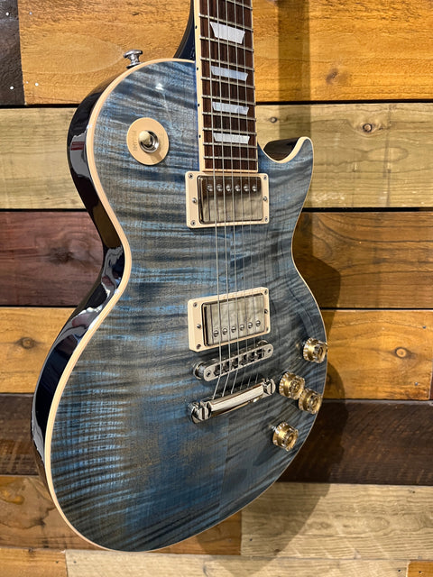 Gibson Les Paul Traditional Ocean Blue Flame Top 2015