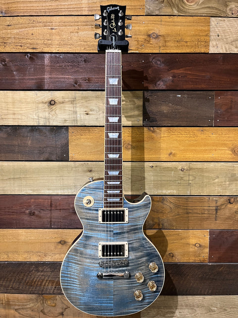 Gibson Les Paul Traditional Ocean Blue Flame Top 2015