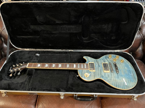 Gibson Les Paul Traditional Ocean Blue Flame Top 2015