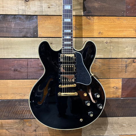Gibson ES-355"Black Beauty" Limited Edition Memphis Factory 2017 MINT!
