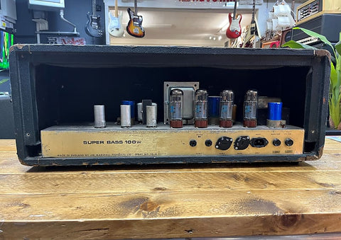 Marshall JMP 1992 Super Bass 2-Channel 100-Watt Guitar / Bass Amp Head 1969