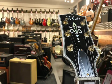 Tokai Love Rock LC Series Custom Single Cut left hand Ebony Gloss