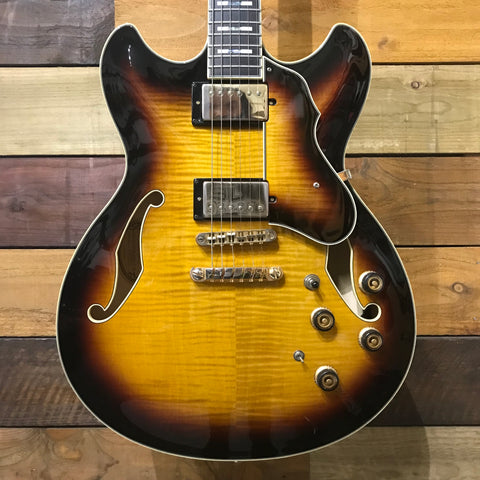 Ibanez AS153-AYS Artstar Series Semi-Hollow in Antique Yellow Sunburst 2015