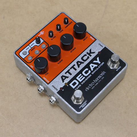 Electro-Harmonix Attack Decay Tape Reverse Simulator Pedal