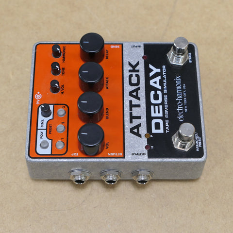 Electro-Harmonix Attack Decay Tape Reverse Simulator Pedal