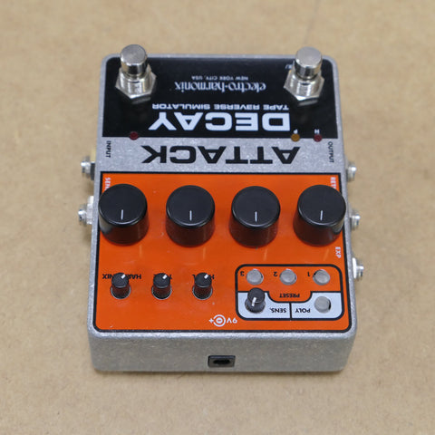 Electro-Harmonix Attack Decay Tape Reverse Simulator Pedal