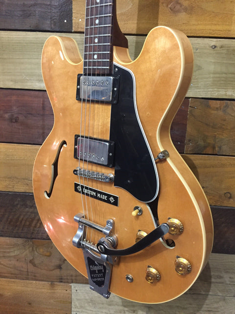 Gibson ES-335 1958 Custom Reissue Natural Bigsby 2016