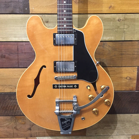 Gibson ES-335 1958 Custom Reissue Natural Bigsby 2016