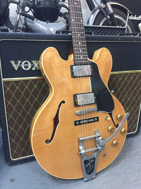 Gibson ES-335 1958 Custom Reissue Natural Bigsby 2016