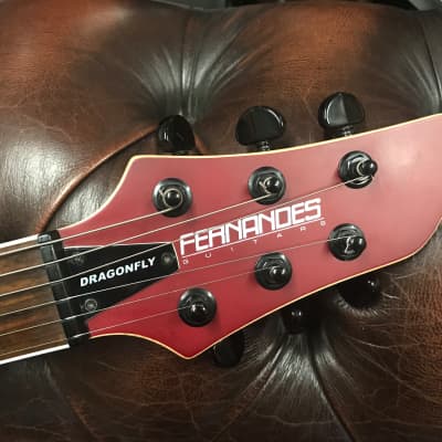 Fernandes Sustainer Dragonfly DFX in Worn Red Satin (WRS) 2006