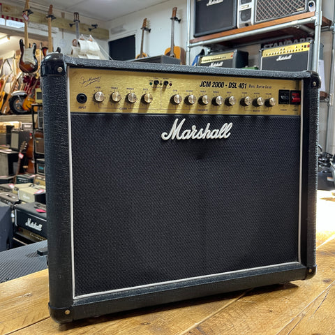Marshall JCM 2000 DSL 401 Dual Super Lead 2-Channel 40-Watt 1x12" Guitar Combo 2000s - Black