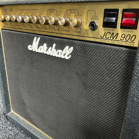 Marshall JCM 900 Model 4101 100-Watt Hi Gain Dual Reverb 1x12 Combo
