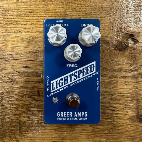 Greer Amps Lightspeed Organic Overdrive Pedal