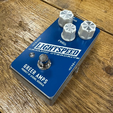 Greer Amps Lightspeed Organic Overdrive Pedal
