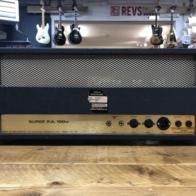 Marshall JMP Super PA 100 4-Channel 100-Watt Amp Head 1974