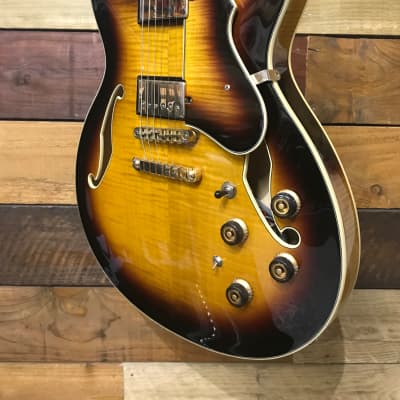 Ibanez AS153-AYS Artstar Series Semi-Hollow in Antique Yellow Sunburst 2015