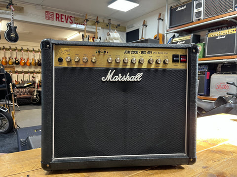 Marshall JCM 2000 DSL 401 Dual Super Lead 2-Channel 40-Watt 1x12" Guitar Combo 2000s - Black